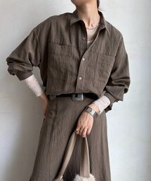 DouDou | 【セットアップ対応】ピグメントライクシャツ(シャツ/ブラウス)