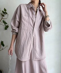 DouDou | 【セットアップ対応】ピグメントライクシャツ(シャツ/ブラウス)