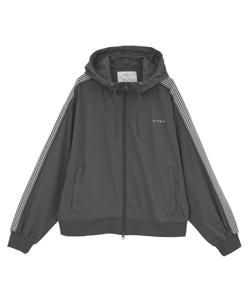 CRAFT STANDARD BOUTIQUE（クラフトスタンダードブティック）の「軽量/接触冷感/UVカット トラックパーカー（パーカー・レディース・ブラック/アイボリー/チャコールグレー/ベージュ/ネイビー/カーキ・S/L/M）」の13枚目の写真