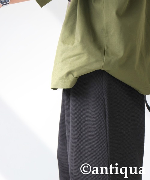 antiqua(アンティカ)の「ワッフルワイドパンツ(その他パンツ・レディース・ブラック/グレー・MEDIUM/LARGE)」の14枚目の写真