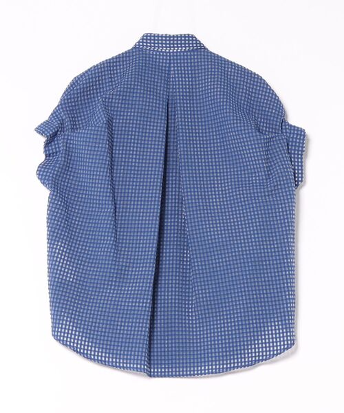 Scrap Book（スクラップブック）の「【Scrap Book】別注タックスリーブチェックシャツ（シャツ/ブラウス・レディース・ホワイト系その他/ブルー系その他・FREE）」の3枚目の写真
