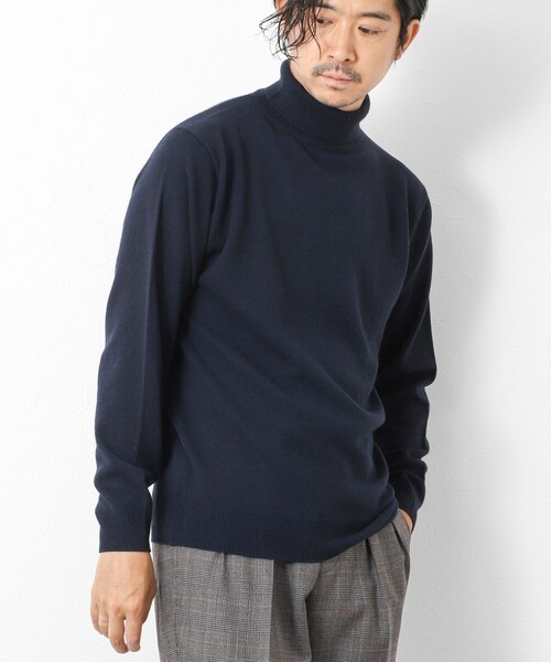 新品！　25aw marka ウールT タートルネック セール】ウールカシミア タートルネックニット 25AW（ニット/セーター