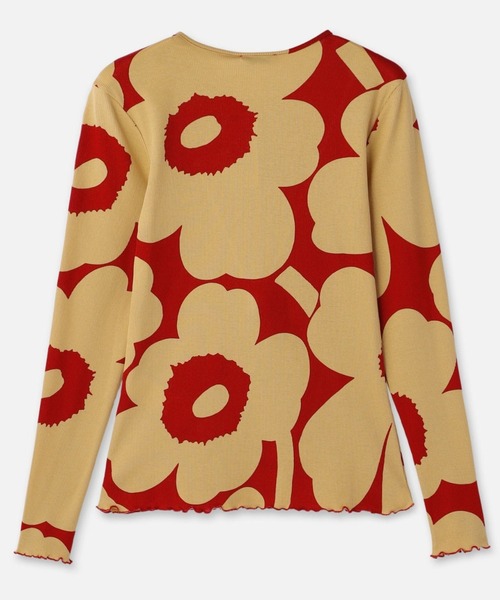 marimekko(マリメッコ)の「Floraali Unikko / shirt(Tシャツ/カットソー・レディース・レッド/ライトグレー・LARGE/SMALL/X-SMALL/MEDIUM)」の12枚目の写真