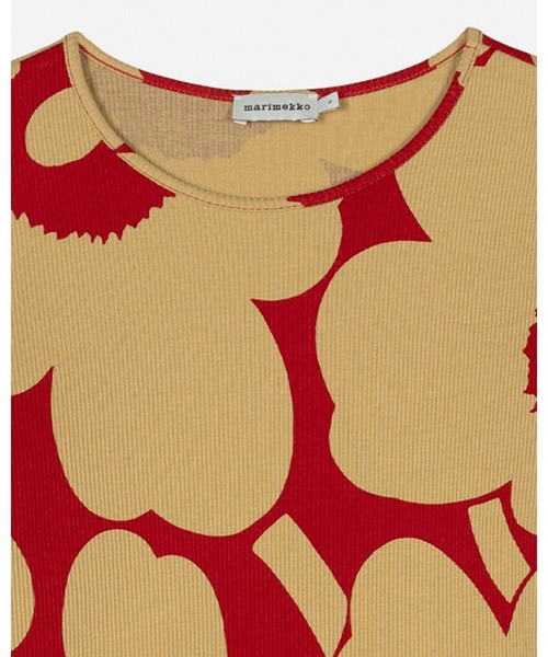 marimekko(マリメッコ)の「Floraali Unikko / shirt(Tシャツ/カットソー・レディース・レッド/ライトグレー・LARGE/SMALL/X-SMALL/MEDIUM)」の13枚目の写真