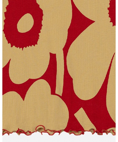 marimekko(マリメッコ)の「Floraali Unikko / shirt(Tシャツ/カットソー・レディース・レッド/ライトグレー・LARGE/SMALL/X-SMALL/MEDIUM)」の15枚目の写真