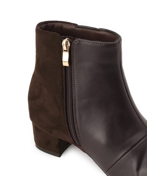 grove（グローブ）の「【人間工学/優しい履き心地】メタルビットショートブーツ（ブーツ・レディース・ブラック/ダークブラウン系/ベージュ系・M/L/S）」の9枚目の写真