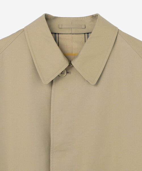 ANATOMICA(アナトミカ)の「ANATOMICA | SINGLE RAGLAN COAT 1 MEN(ステンカラーコート・メンズ・ベージュ・48/50)」の5枚目の写真