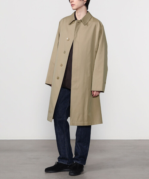 ANATOMICA ステンカラーコート46 シングルラグランコート 【ギャバジン 】 | ANATOMICA SAPPORO