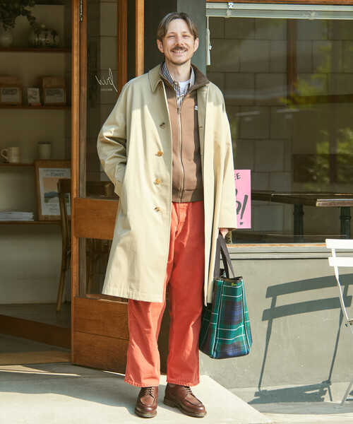 ANATOMICA ステンカラーコート46 シングルラグランコート 【ギャバジン 】 | ANATOMICA SAPPORO
