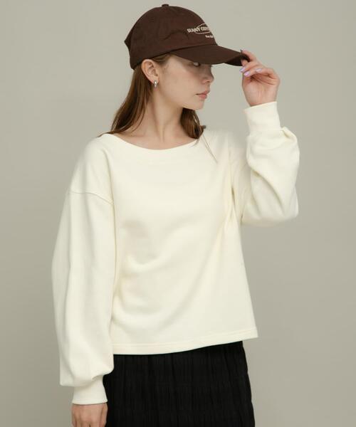 URBAN RESEARCH Sonny Label（アーバンリサーチサニーレーベル）の「ワイドクルーネックスウェット（スウェット・レディース・オフホワイト/グレー/ピンク/イエロー・FREE）」の5枚目の写真