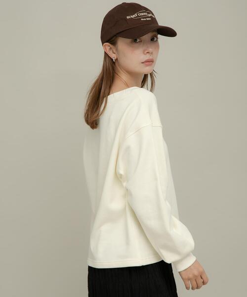 URBAN RESEARCH Sonny Label（アーバンリサーチサニーレーベル）の「ワイドクルーネックスウェット（スウェット・レディース・オフホワイト/グレー/ピンク/イエロー・FREE）」の8枚目の写真