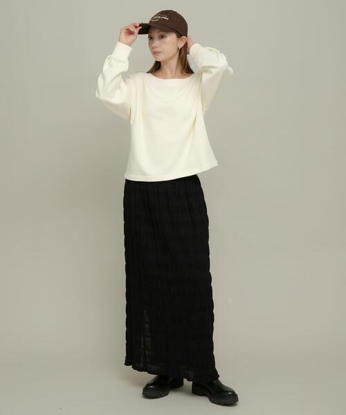 URBAN RESEARCH Sonny Label（アーバンリサーチサニーレーベル）の「ワイドクルーネックスウェット（スウェット・レディース・オフホワイト/グレー/ピンク/イエロー・FREE）」の9枚目の写真