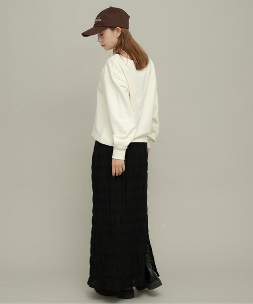 URBAN RESEARCH Sonny Label（アーバンリサーチサニーレーベル）の「ワイドクルーネックスウェット（スウェット・レディース・オフホワイト/グレー/ピンク/イエロー・FREE）」の10枚目の写真