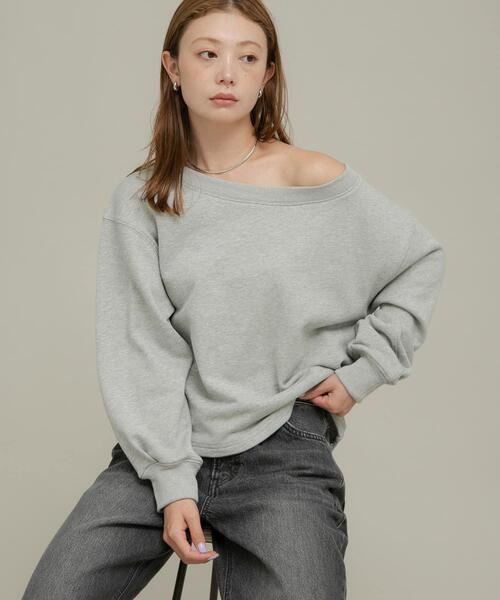 URBAN RESEARCH Sonny Label（アーバンリサーチサニーレーベル）の「ワイドクルーネックスウェット（スウェット・レディース・オフホワイト/グレー/ピンク/イエロー・FREE）」の17枚目の写真