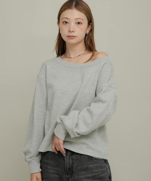 URBAN RESEARCH Sonny Label（アーバンリサーチサニーレーベル）の「ワイドクルーネックスウェット（スウェット・レディース・オフホワイト/グレー/ピンク/イエロー・FREE）」の18枚目の写真