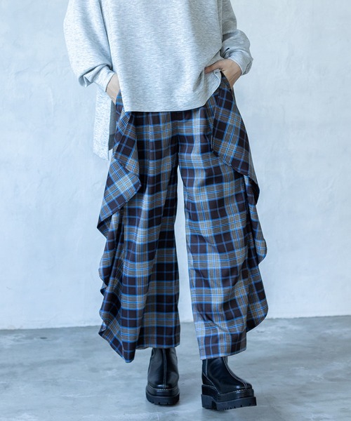 セール】チェックカスケードパンツ（その他パンツ）｜OSMOSIS