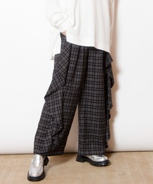 OSMOSIS | チェックカスケードパンツ(その他パンツ)