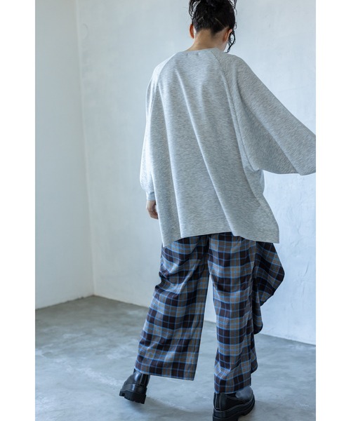 OSMOSIS（オズモーシス）の「チェックカスケードパンツ（その他パンツ・レディース・ブルー/グリーン/ブラック・ONE SIZE）」の17枚目の写真