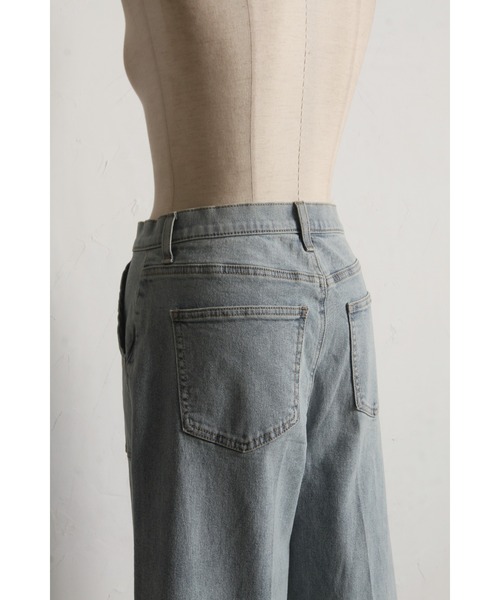 &. NOSTALGIA(アンドドットノスタルジア)の「ロールアップデニム(デニムパンツ・レディース・インディゴブルー/ライトブルー・S/M)」の20枚目の写真