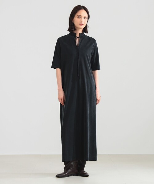 Demi-Luxe BEAMS（デミルクス ビームス）の「2WAY キュプラ カットワンピース［手洗い可］（ワンピース・レディース・ブラウン/ブラック・38/36）」の6枚目の写真