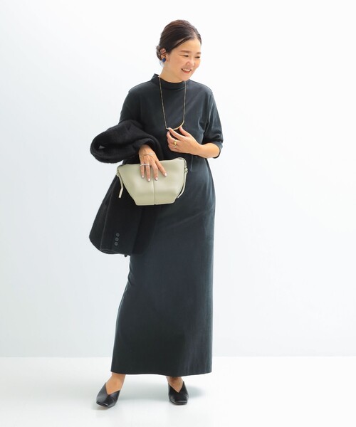 Demi-Luxe BEAMS（デミルクス ビームス）の「2WAY キュプラ カットワンピース［手洗い可］（ワンピース・レディース・ブラウン/ブラック・38/36）」の9枚目の写真