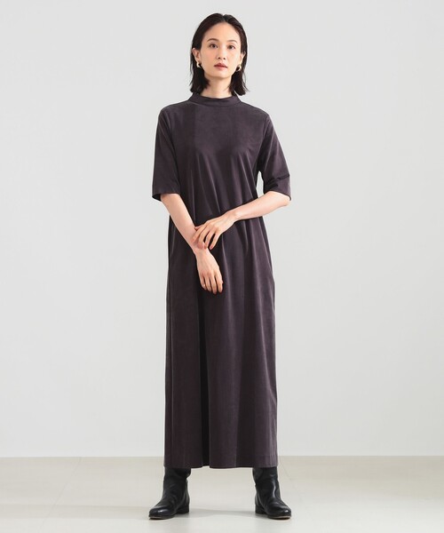 Demi-Luxe BEAMS（デミルクス ビームス）の「2WAY キュプラ カットワンピース［手洗い可］（ワンピース・レディース・ブラウン/ブラック・38/36）」の12枚目の写真