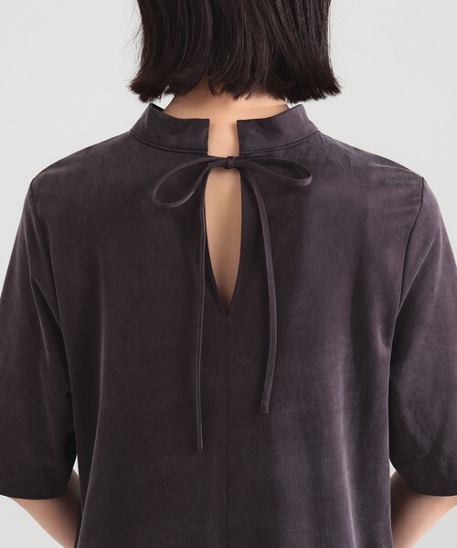 Demi-Luxe BEAMS（デミルクス ビームス）の「2WAY キュプラ カットワンピース［手洗い可］（ワンピース・レディース・ブラウン/ブラック・38/36）」の19枚目の写真