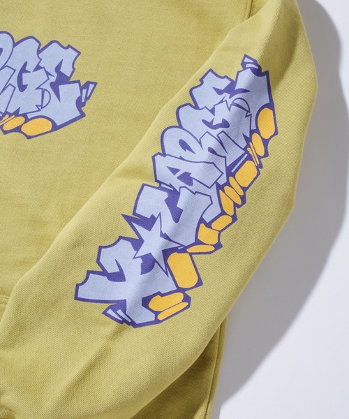 XLARGE（エクストララージ）の「GRAFFITI ZIP UP HOODED SWEATSHIRT（パーカー・メンズ・イエロー/ブラック/アッシュ・M/XL/L）」の14枚目の写真