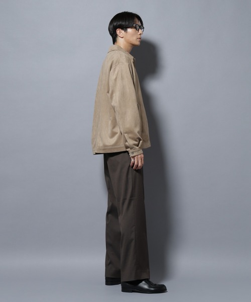 セール】DELEGANTEエアリーサキソニー/CHK/ST ストレートFITパンツ