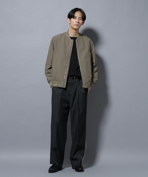 NANO universe（ナノユニバース）の「DELEGANTEエアリーサキソニー/CHK/ST ストレートFITパンツ(セットアップ可)（スラックス・メンズ・ブラウン/ベージュ/その他1/その他2/その他3/チャコール・M/L）」の9枚目の写真