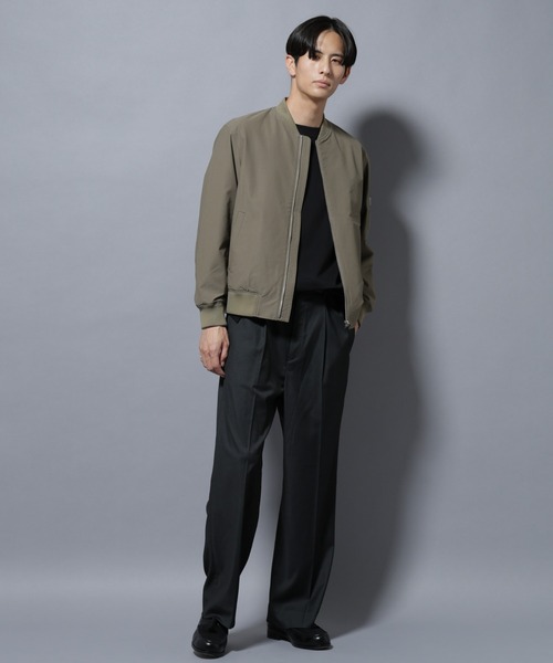 NANO universe（ナノユニバース）の「DELEGANTEエアリーサキソニー/CHK/ST ストレートFITパンツ(セットアップ可)（スラックス・メンズ・ブラウン/ベージュ/その他1/その他2/その他3/チャコール・M/L）」の8枚目の写真