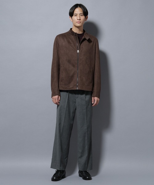 DELEGANTEエアリーサキソニー/CHK/ST ストレートFITパンツ