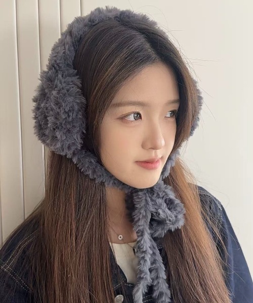 Burner(バーナー)の「【CHI SELECT】もこもこウォームイヤーマフ chi-earmuff-1-13(イヤーマフ・レディース・ブラック/ブラウン/ホワイト/ダークグレー・FREE)」の3枚目の写真