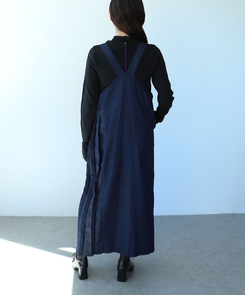 Cepica(セピカ)の「【MARECHAL TERRE / マルシャルテル】プリーツジャンパースカート(ジャンパースカート・レディース・ベージュ/ネイビー・FREE)」の7枚目の写真