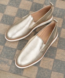 COLE HAAN｜コール ハーンのローファー（ゴールド/金色系・無地）通販