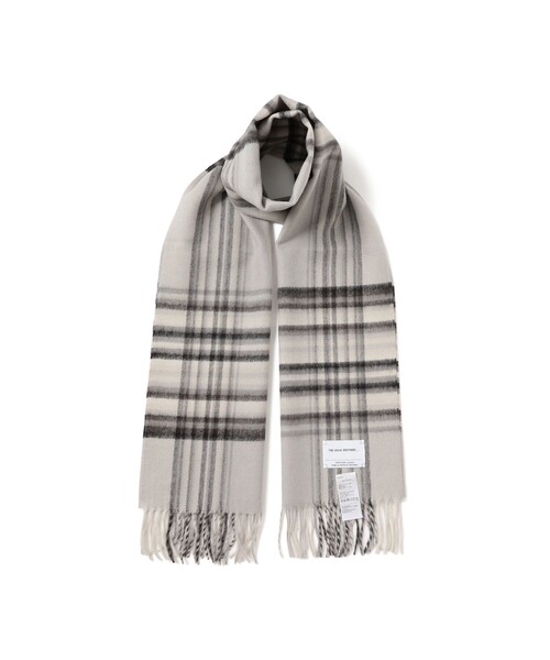 THE INOUE BROTHERS / アルパカ ブラッシュ チェック マフラー 35x180