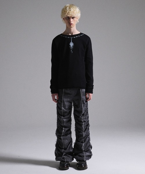 GRANCY（グランシー）の「【GRANCY】Print Design Sheer Knit