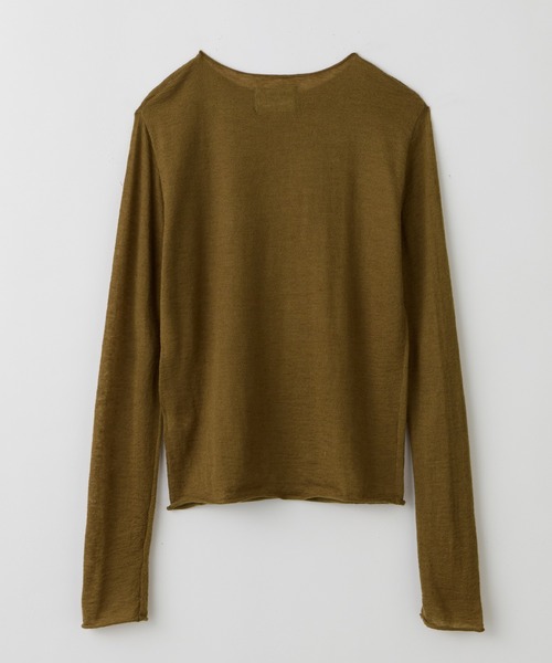 GRANCY】 Print Design Sheer Knit Sサイズ GRANCY】Print Design