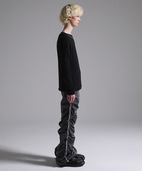 GRANCY（グランシー）の「【GRANCY】Print Design Sheer Knit