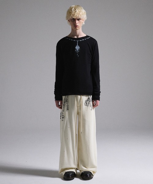 GRANCY（グランシー）の「【GRANCY】Print Design Sheer Knit