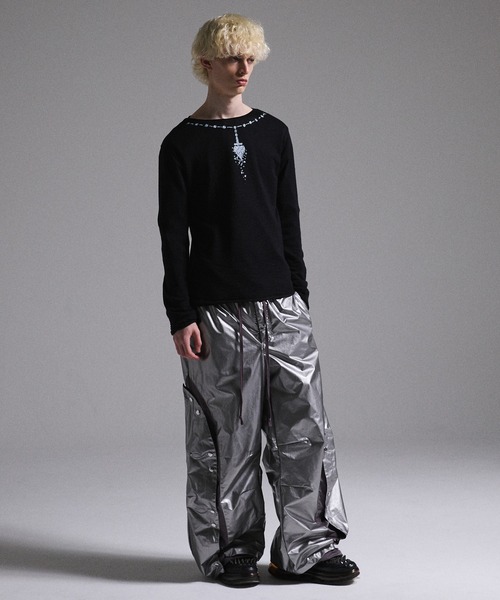 GRANCY（グランシー）の「【GRANCY】Print Design Sheer Knit