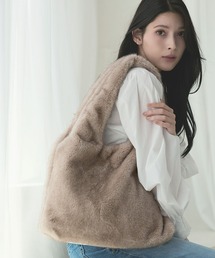 大人かわいいエコファーバッグ大きめサイズ