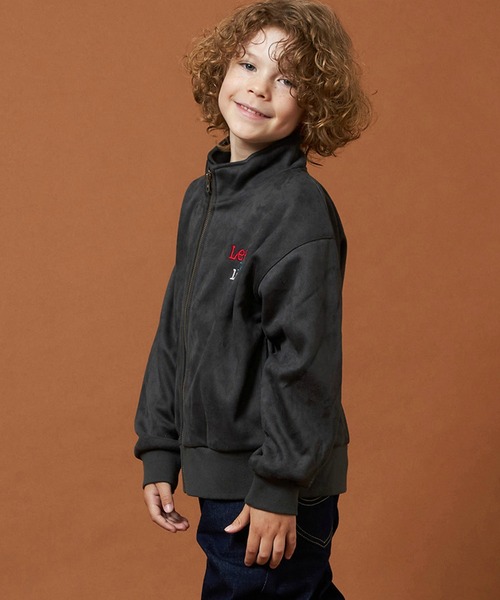Lee（リー）の「Lee/リー【110-150cm】キッズ スエードフリース ジップアップジャケット（その他アウター・キッズ・チャコールグレー/ブラウン・120/130/140/150/110）」の18枚目の写真