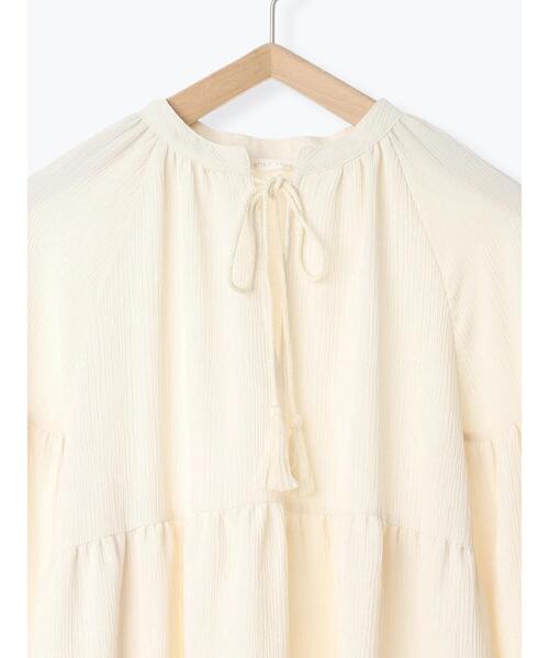 ehka sopo(エヘカソポ)の「ティアードワンピース(ワンピース・レディース・ブラック/ブラウン/キナリ・F)」の10枚目の写真