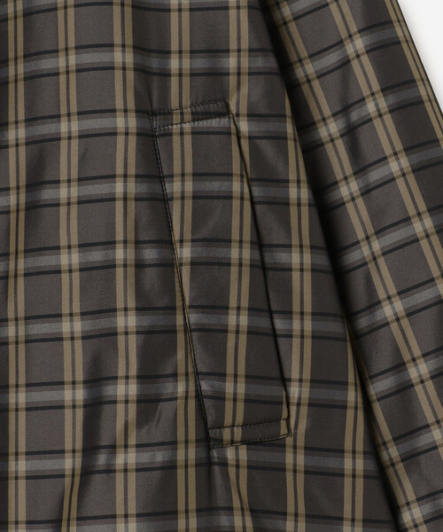 LE GLAZIK（ルグラジック）の「LE GLAZIK | ツイルチェック ショートコート WOMEN（ステンカラーコート・レディース・ベージュ系その他/グレー系その他・36）」の15枚目の写真