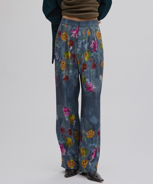 Ameri（アメリ）の「UND GRACE JACQUARD PRINT PANTS（その他パンツ・レディース・セージグリーン/グレー・MEDIUM/SMALL）」の18枚目の写真