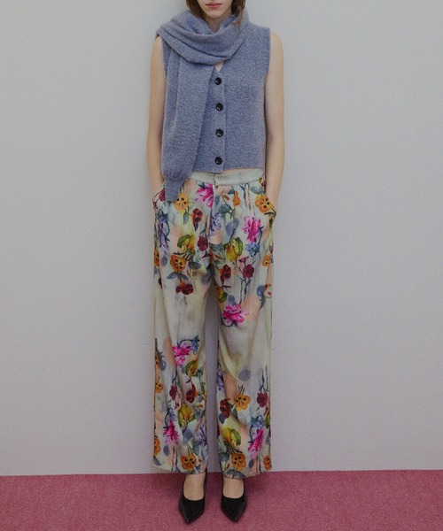 UND GRACE JACQUARD PRINT PANTS（その他パンツ）｜Ameri（アメリ）の