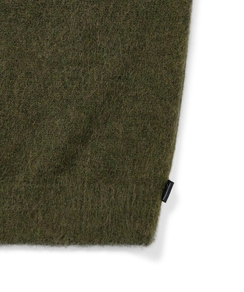 thisisneverthat(ディスイズネバーザット)の「Hairy Knit Cardigan(カーディガン/ボレロ・メンズ・ブラック/オリーブ/ピンク・L/M/S/XL)」の5枚目の写真