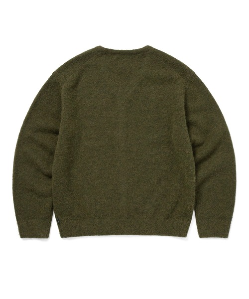 【新品】thisisneverthat モヘア　ニットカーディガン　オリーブ Hairy Knit Cardigan（カーディガン/ボレロ）｜thisisneverthat