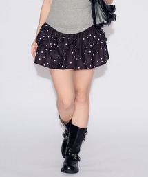 tinkerend | Dot Tiered Mini Skirt / ドットティアードミニスカート(スカート)